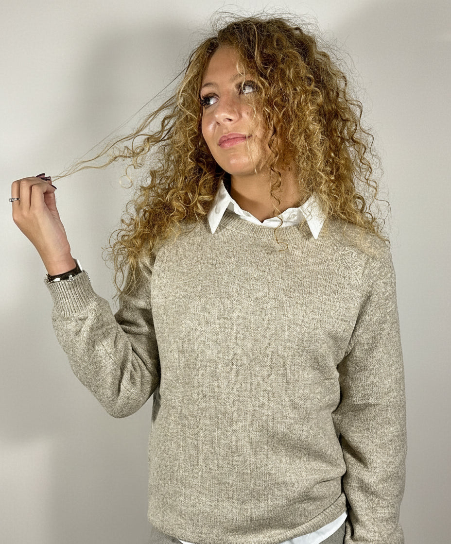 Pull Mélia – Laine Mérinos et Douceur Recyclée