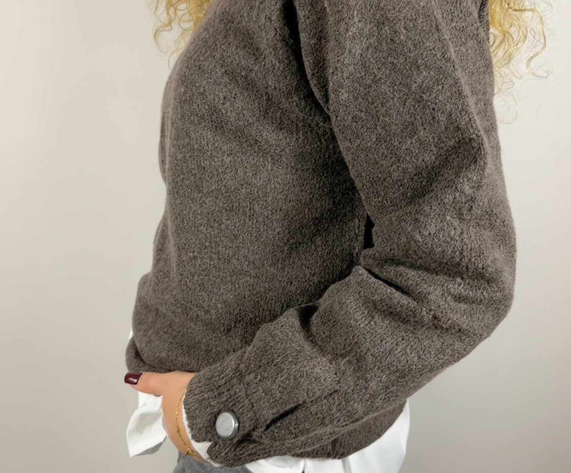 Pull Mélia – Laine Mérinos et Douceur Recyclée