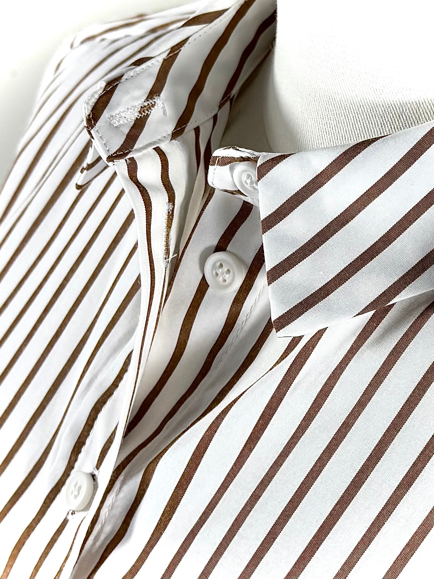 Chemise Ysia — ligne pure, rayures signatures