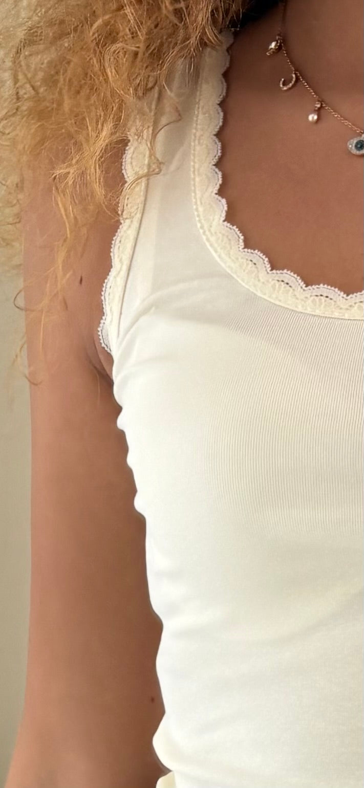 Débardeur Alba – Finition Dentelle