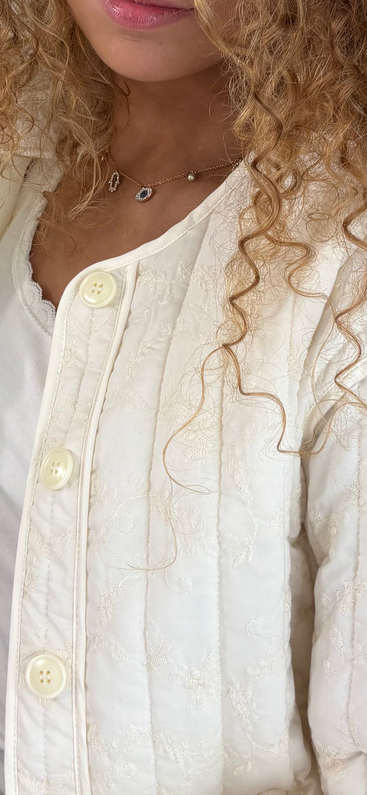 Veste Elia – Matelassée Brodée