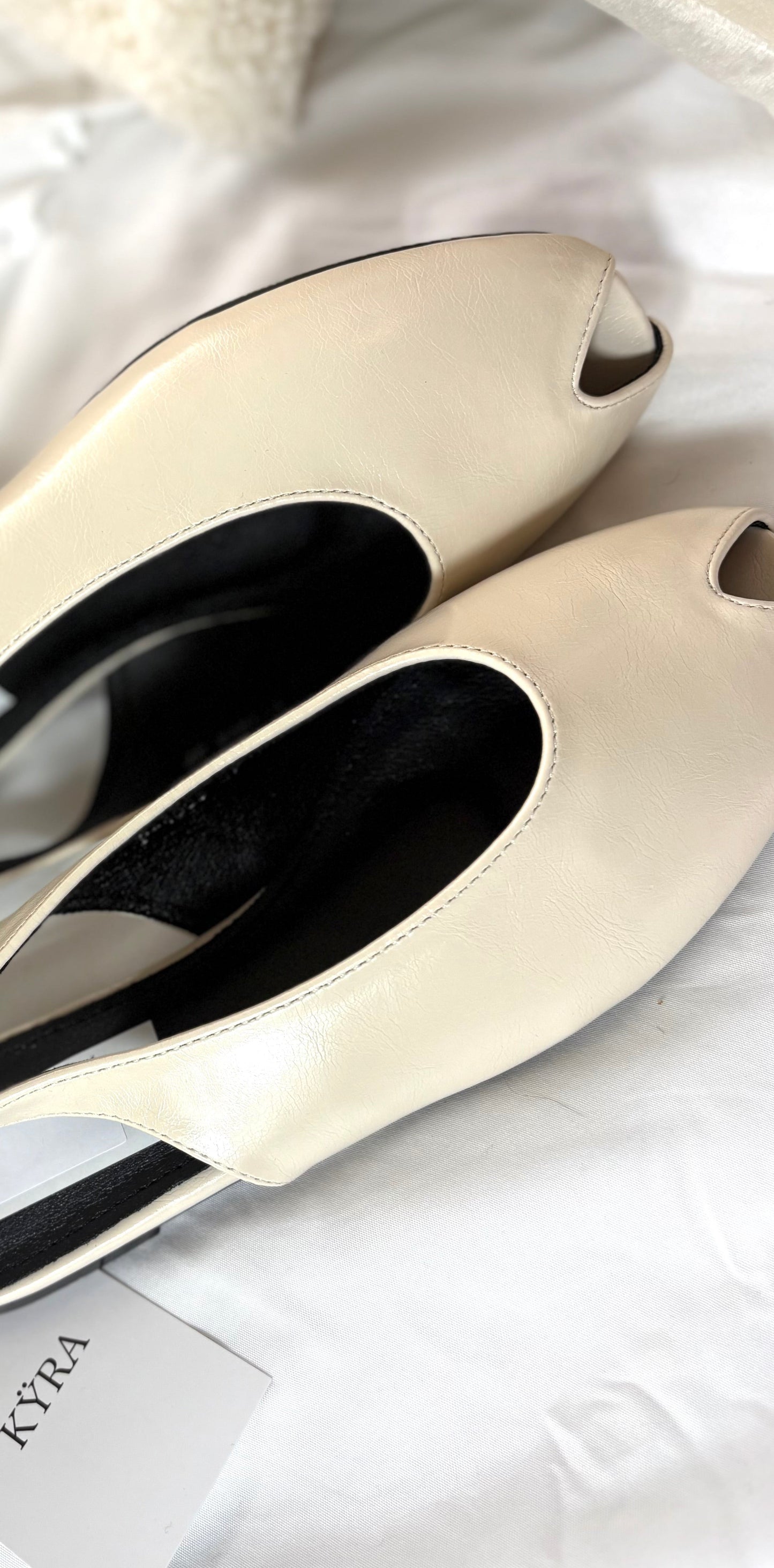 Ballerines Soria – Écru